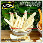 French Fries McCain Canada POTATO STRAIGHT CUT 3/8" 1cm frozen (price/kg)